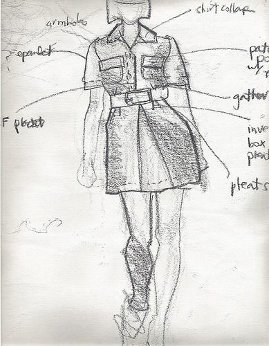 Pencil for Fashion Design and Illustration Volpintesta fashion illustration Runway sketching: pencil on textured paper