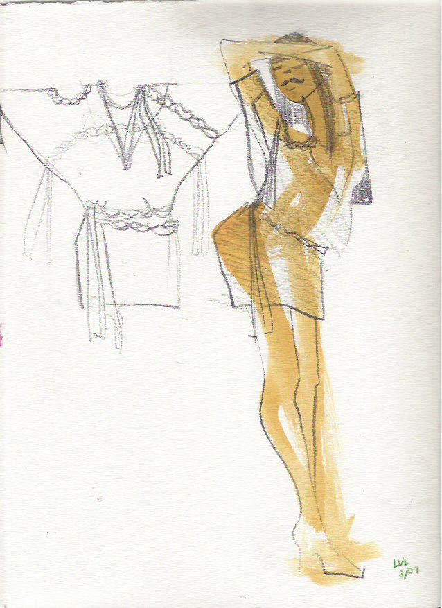 Laura Volpintesta, Original Design, Quick Pencil for Fashion Design and Illustration