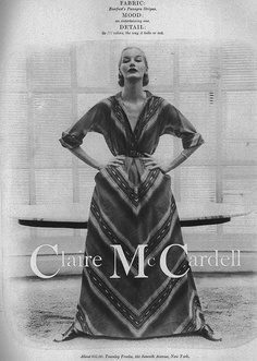 Claire McCardell claire mccardell fashion designs