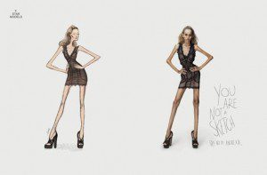 Star Models "you are not a sketch" campaign