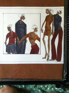 Laura Volpintesta Fashion Illustration Tribe Jersey group sportswear portfolio 1995