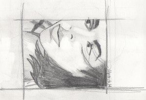 Pencil for Fashion Design and Illustration in 2B woodless graphite Laura Volpintesta 2014 cropped thumbnail