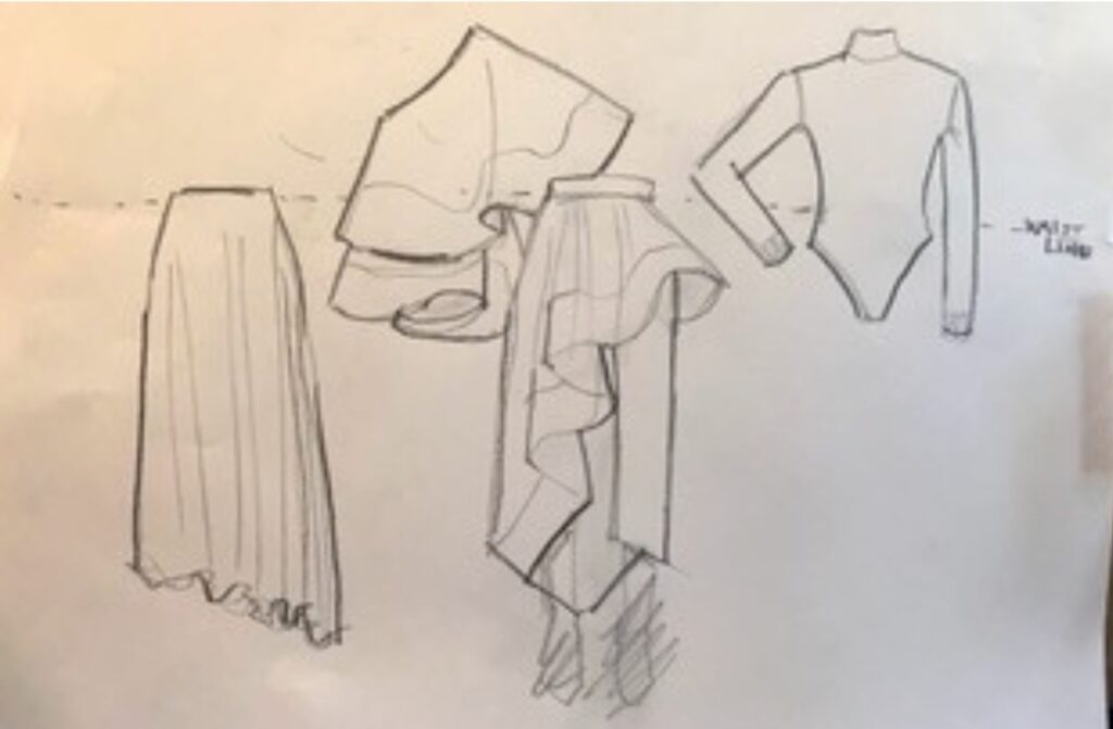 flats line sheet layout proportional, flares, collection, process,