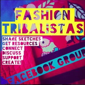 Fashion Tribalistas Facebook Group Laura Volpintesta, Fashion Illustration Tribe