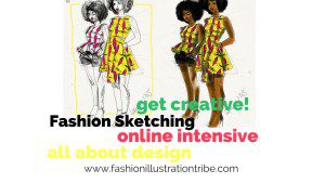 Online Fashion School fashion illustration tribe