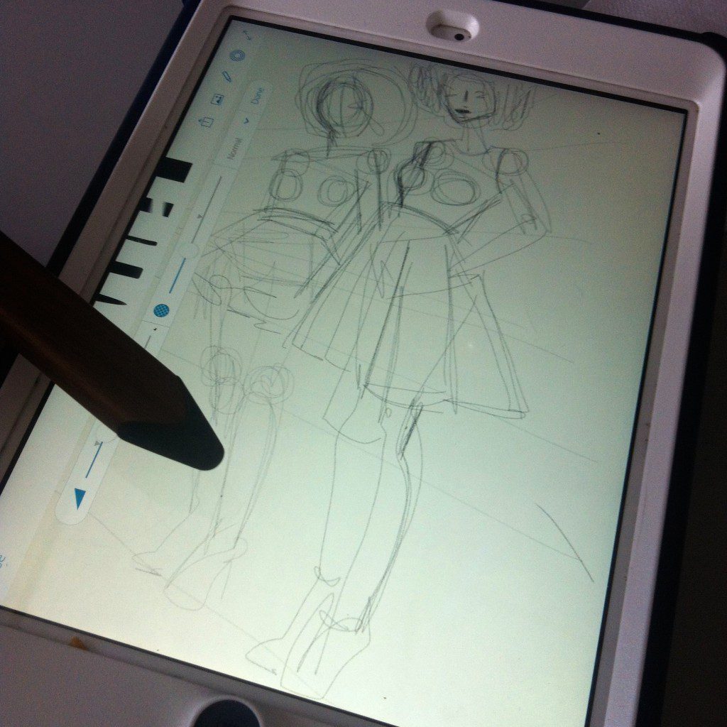 Laura Volpintesta: Digital Fashion Sketching on the iPad