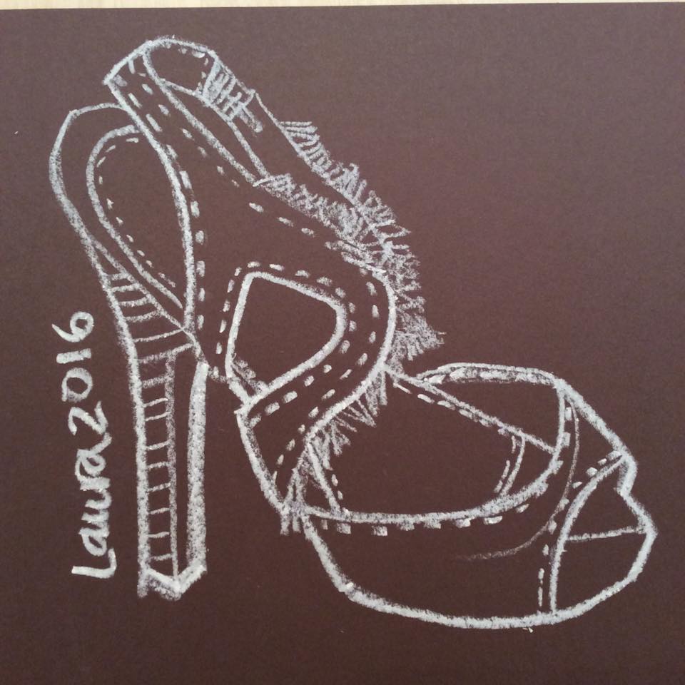 Sketching Fashion Accessories- Shoe Design- Fashion Illustrator Laura Volpintesta Steve Madden Girl Shoes