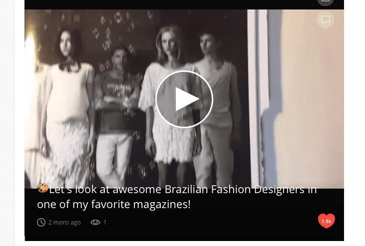 HOMAGE to Brazilian fashion designers by Laura Volpintesta