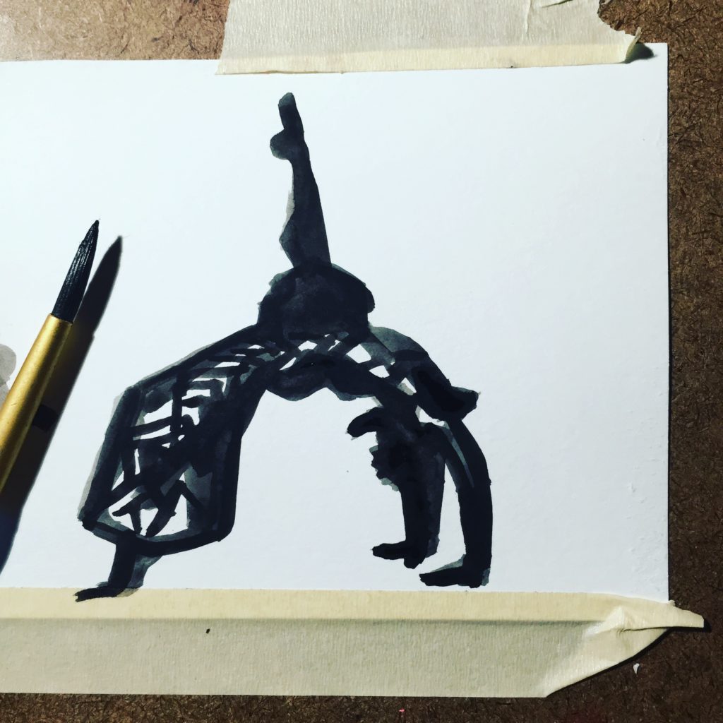 capoeira! Illustration by Laura Volpintesta