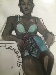 Plus size fashion drawing workshop 