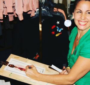 fashion teacher Laura Volpintesta, fashion author, fashion illustrator