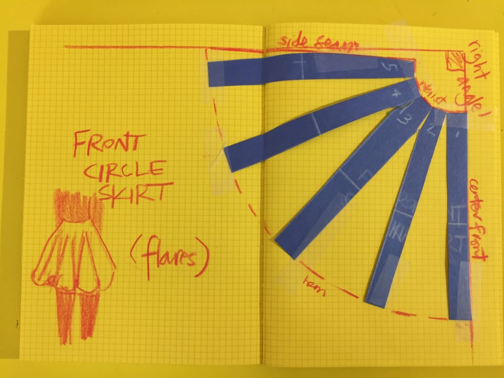 circle skirt patternmaking for fashion design laura volpintesta