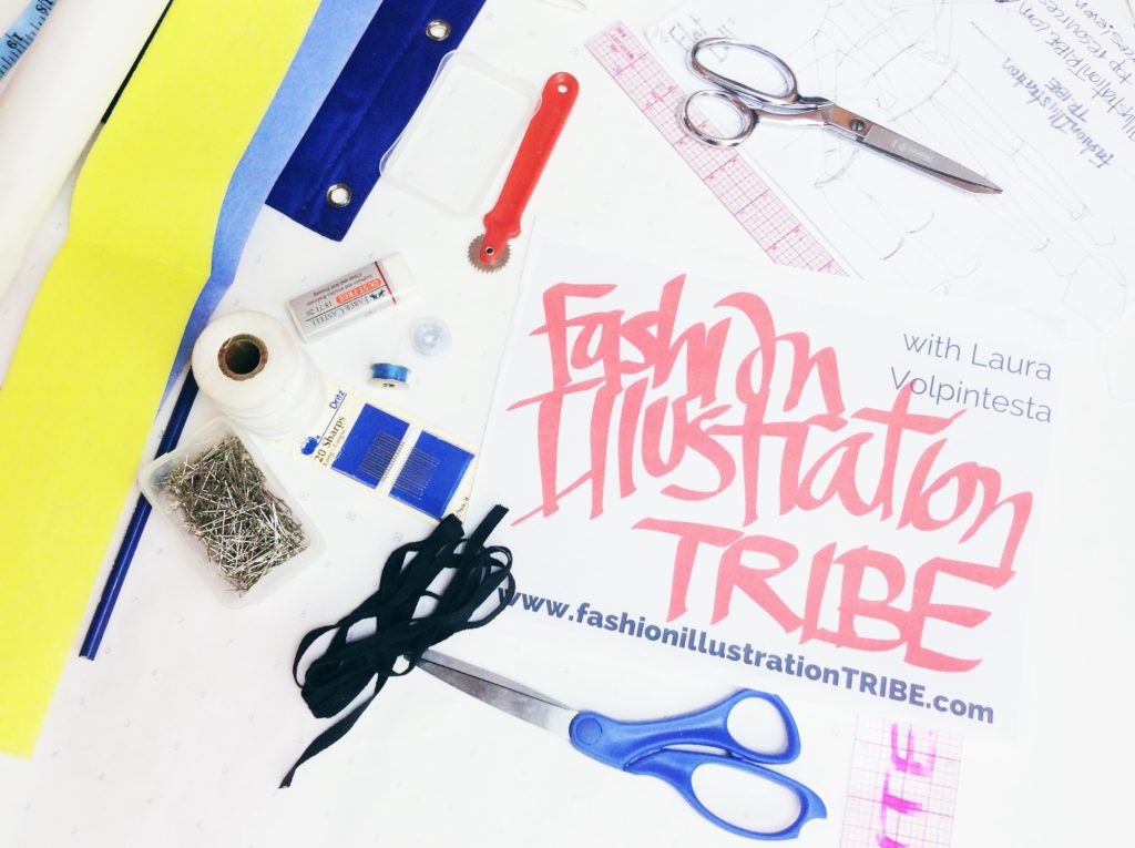 Patternmaking tutorials Laura Volpintesta, founder , Fashioni Illustration Triibe