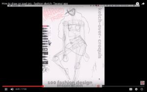 Laura Volpintesta Fashion Illustration How to draw fashion on the Ipad Pro Tayasui