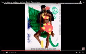 Laura Volpintesta Fashion Illustration How to draw fashion on the Ipad Pro Tayasui