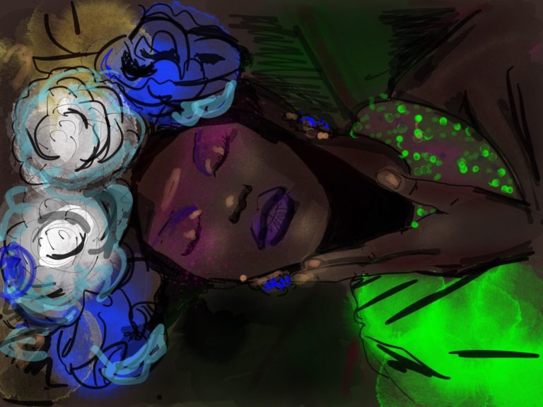 How to draw faces digitally with fashion illustration apps by Laura Volpintesta