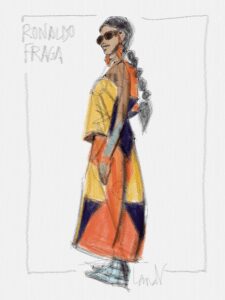 IPad Pro Fashion Illustration by Laura Volpintesta of Fashion Illustration TRIBE