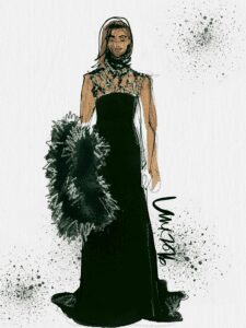 IPad Pro Fashion Illustration by Laura Volpintesta of Fashion Illustration TRIBE