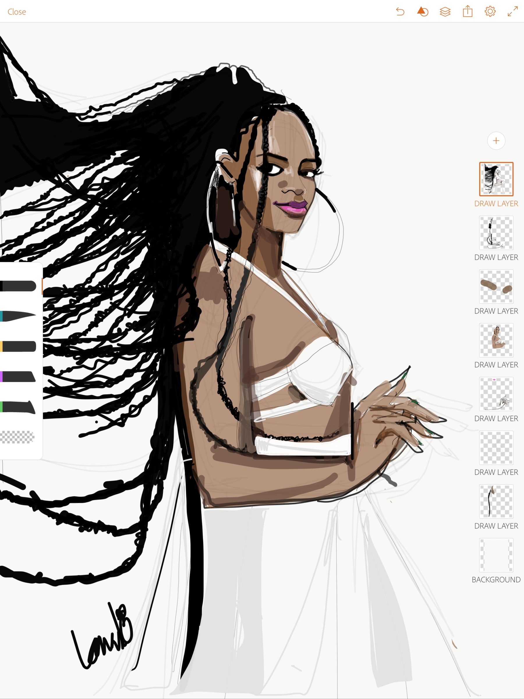 Adobe Fresco for Fashion Illustration