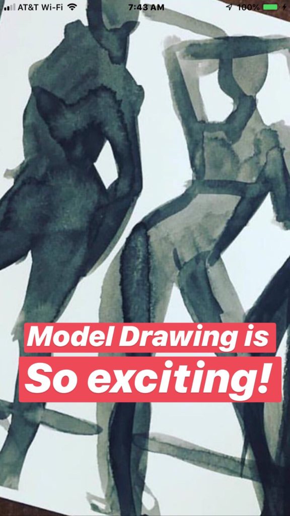 learn Fashion Model Drawing in MODEL MAGIC online course with Laura Volpintesta