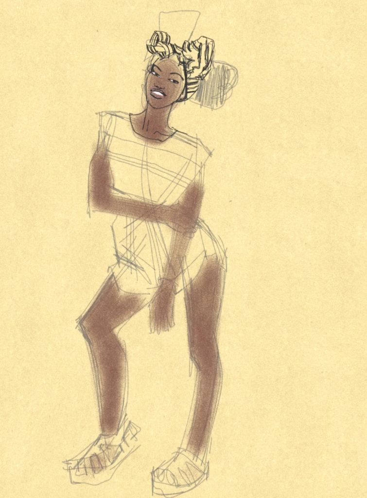 model drawing sessions video