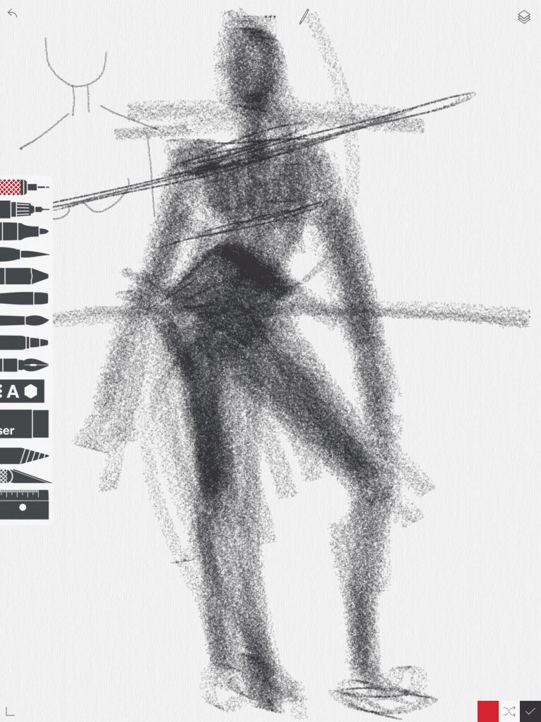 digital fashion drawing, figure drawing, pencil sketch, gesture, model drawing, proportion, angles, light and dark, balance, movement, action pose