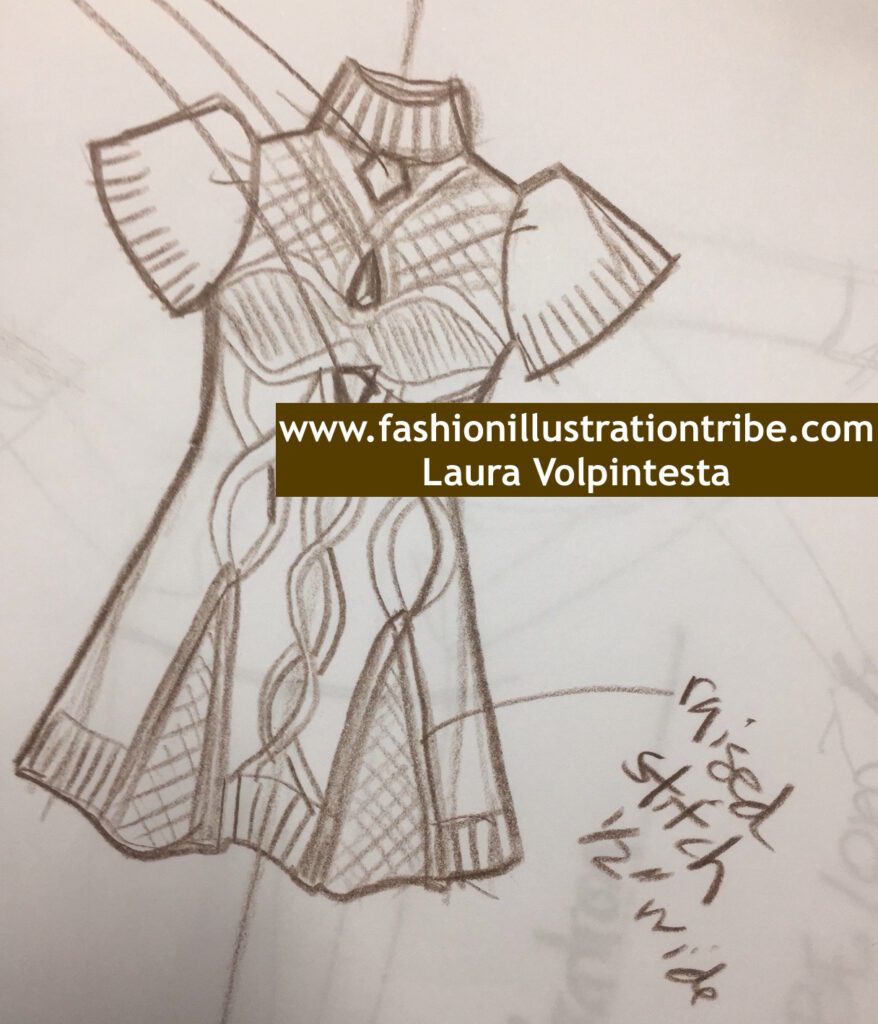 Designing Sweaters and Sketching Knit fashion