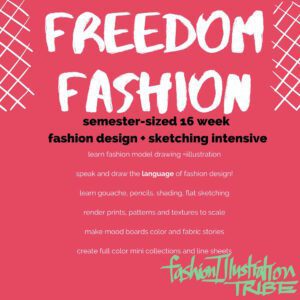 FREEDOM FASHION fashion design online course