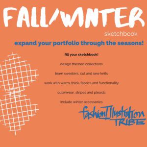 fall winter fashion design sketchbook online course