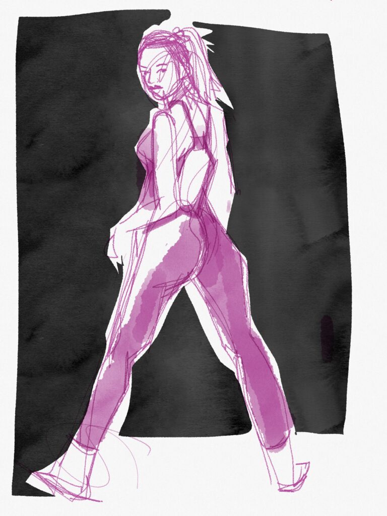 Model Magic Fashion Illustration Model Drawing course with Laura Volpintesta