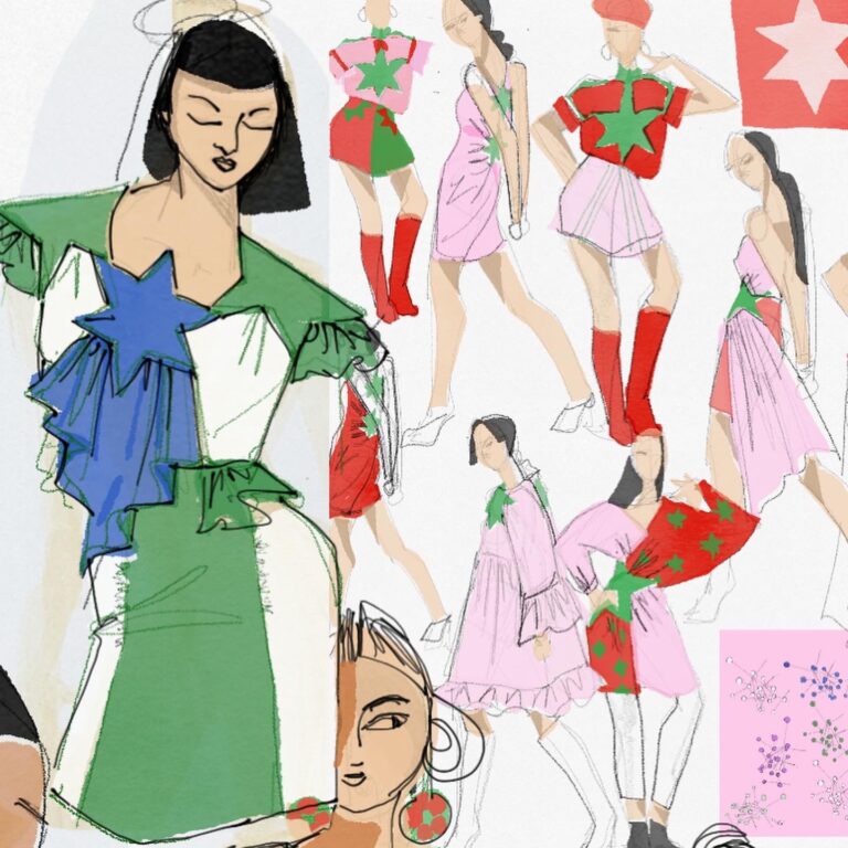 FAshion Design infusion digital fashion croquis book Laura Volpintesta