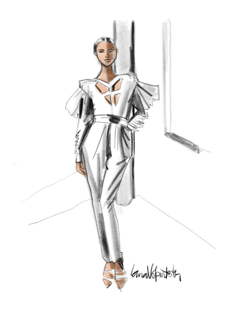 Adobe Fresco App for Fashion Illustration by laura Volpintesta