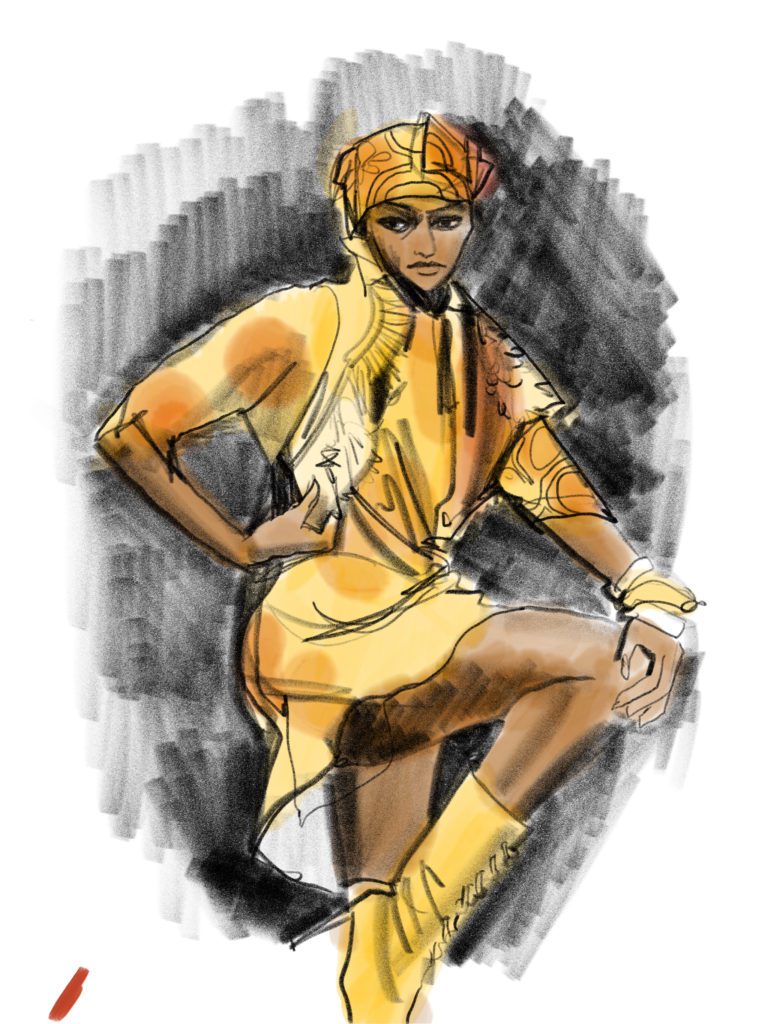 Adobe fresco app fashion illustration laura volpintesta, Fashion Illustration Tribe