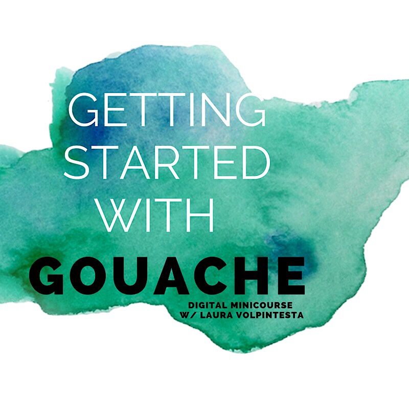 Getting started with Gouache online for fashion and beyond, Laura Volpintest 