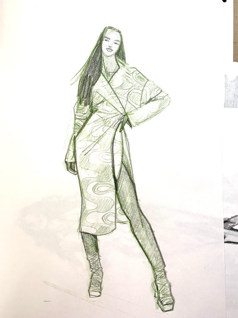 How to Build Movement into your Fashion Illustrations