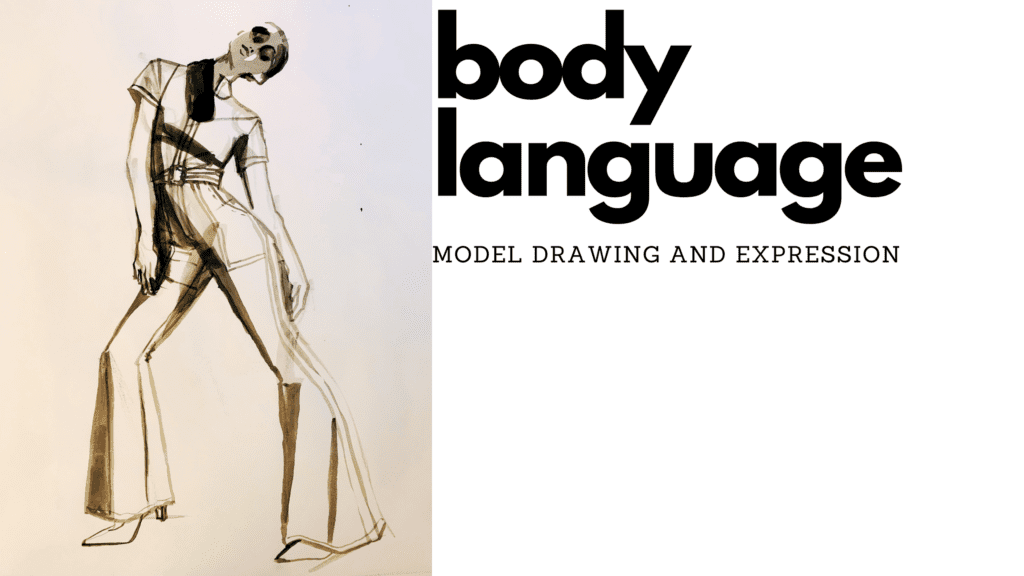 fashion drawing/ model drawing/ figure drawing online course for fashion illustration