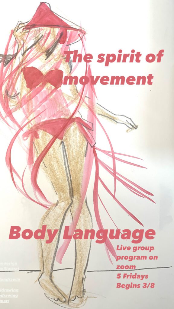 Body Language online figure drawing bootcamp for fashion with Laura Volpintesta