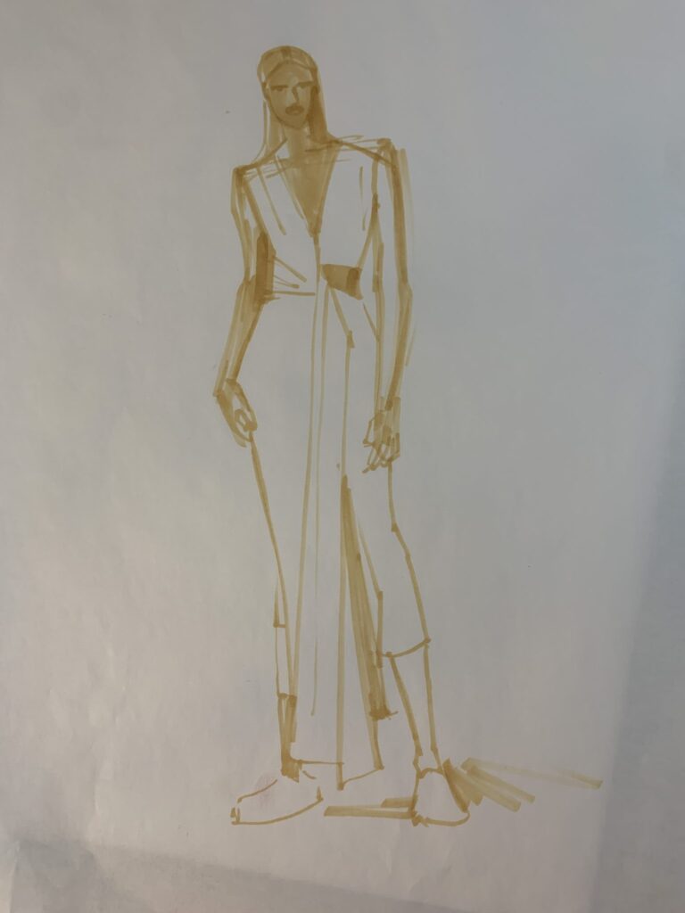 asymmetry, cutouts, marker, brush tip