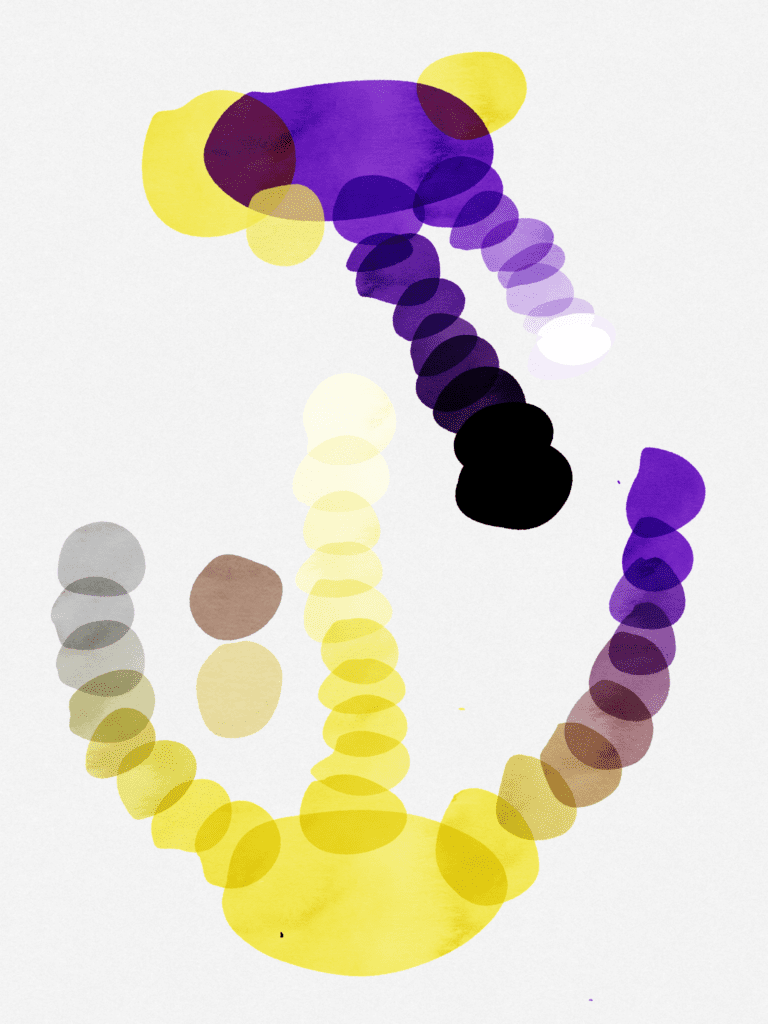 Laura Volpintesta- color theory-mixing complementary colors