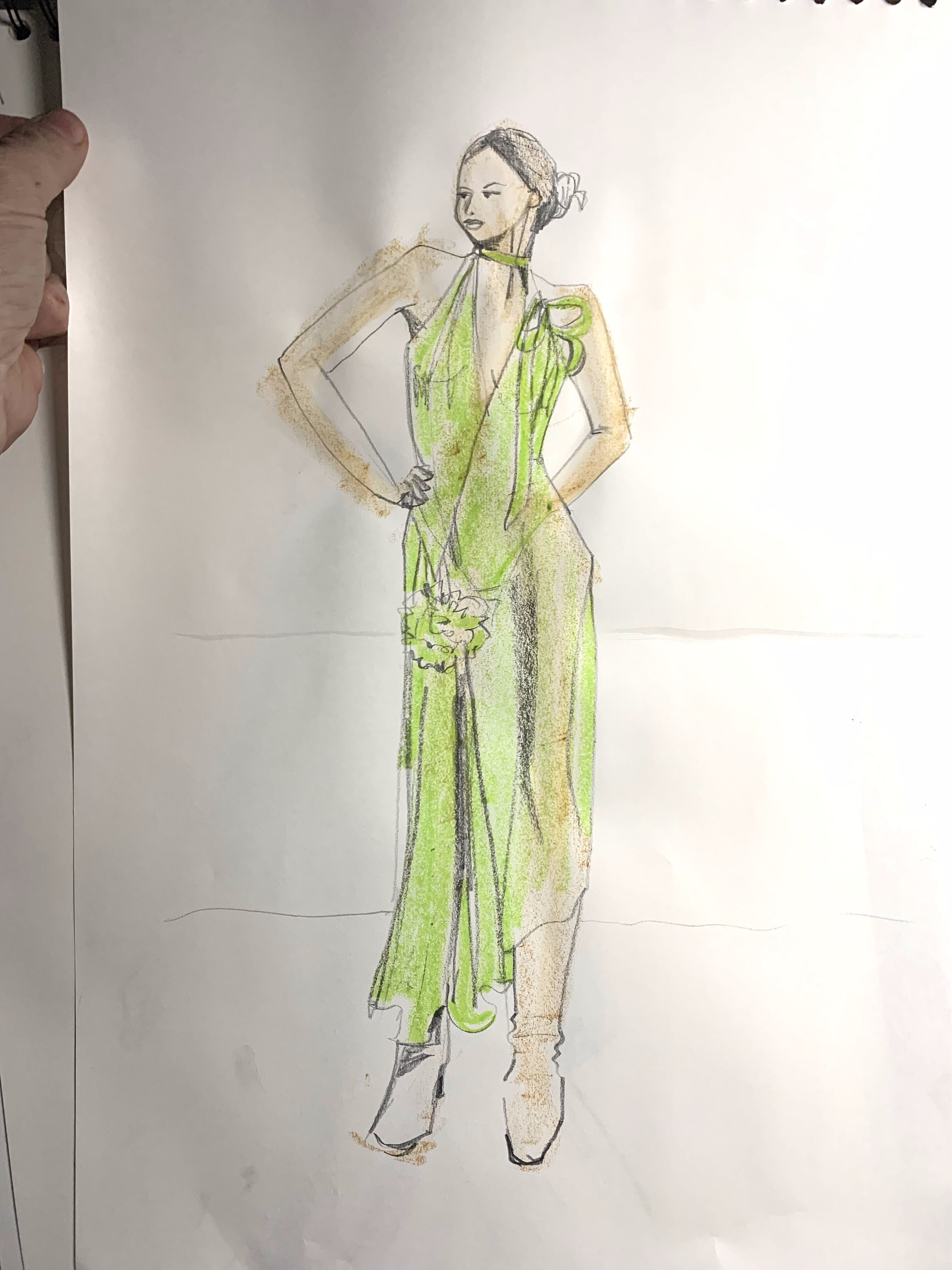 eveningwear chiffon sheer floral FFF