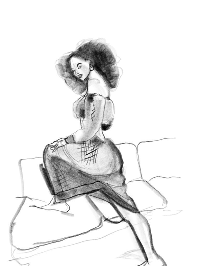 shading fashion illustrations